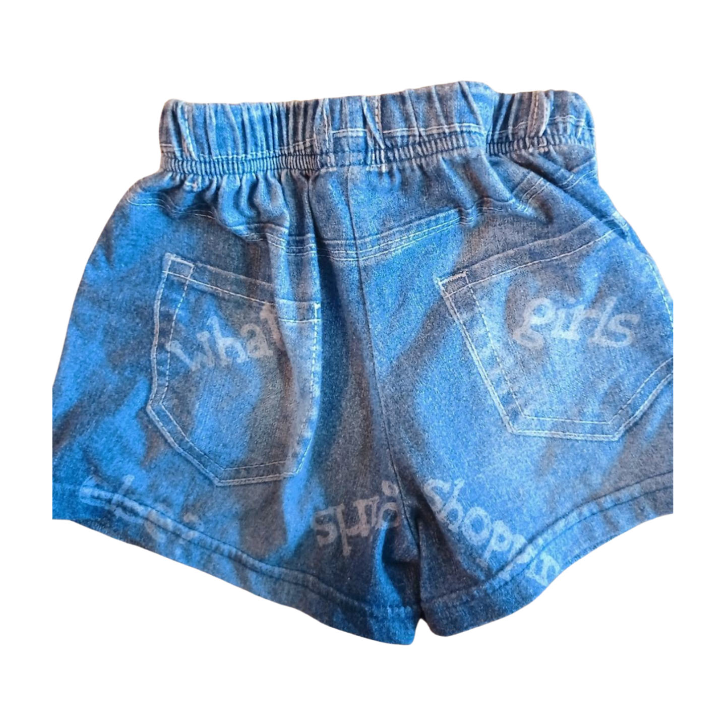 Denim Look Shorts Age 4
