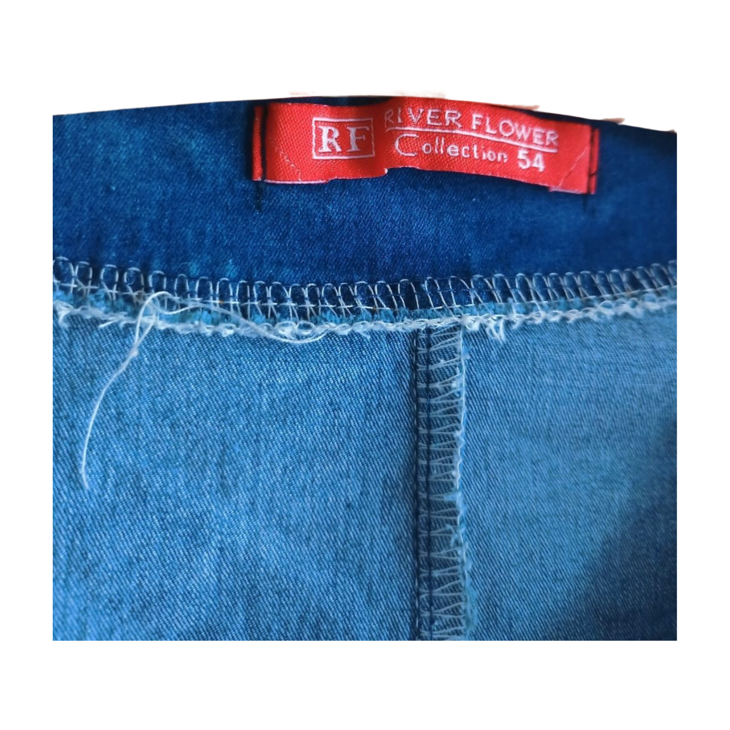 River Flower Collection Denim Dress Size L/XL