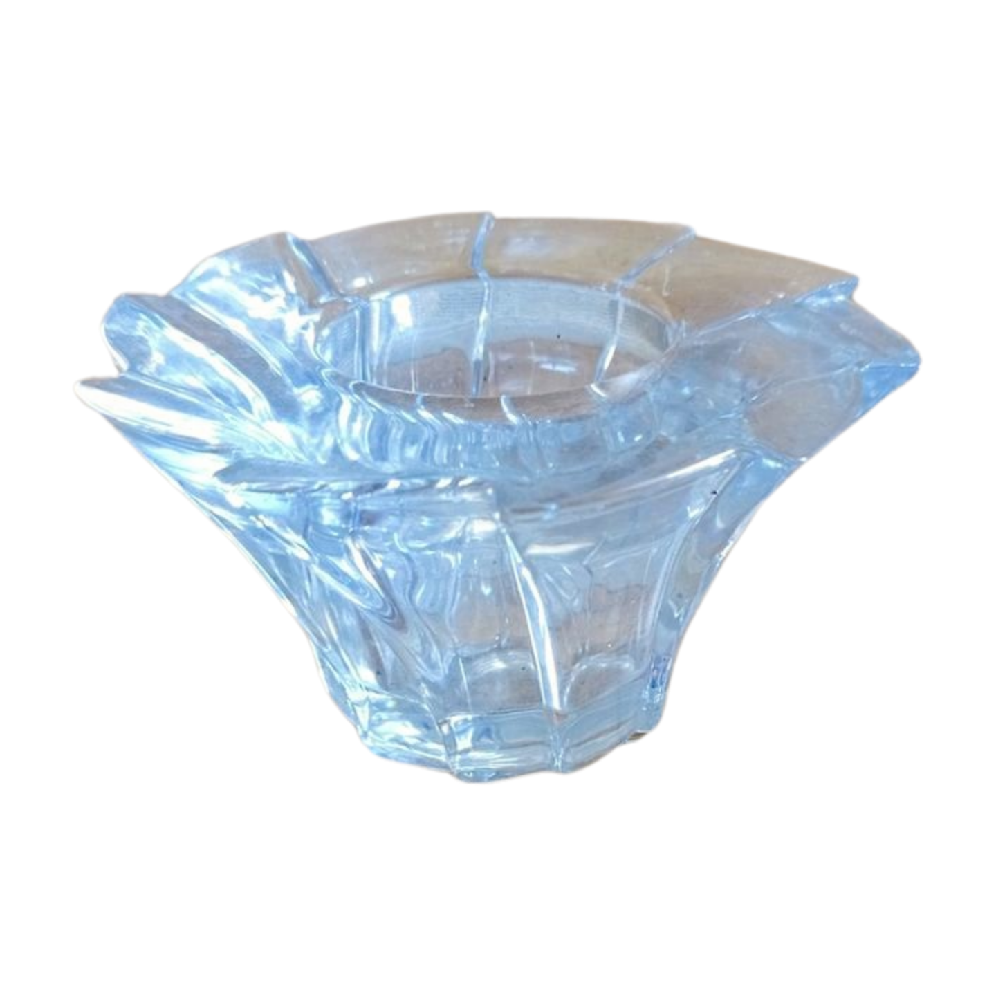 Crystal Glass Tealight Candle Holder