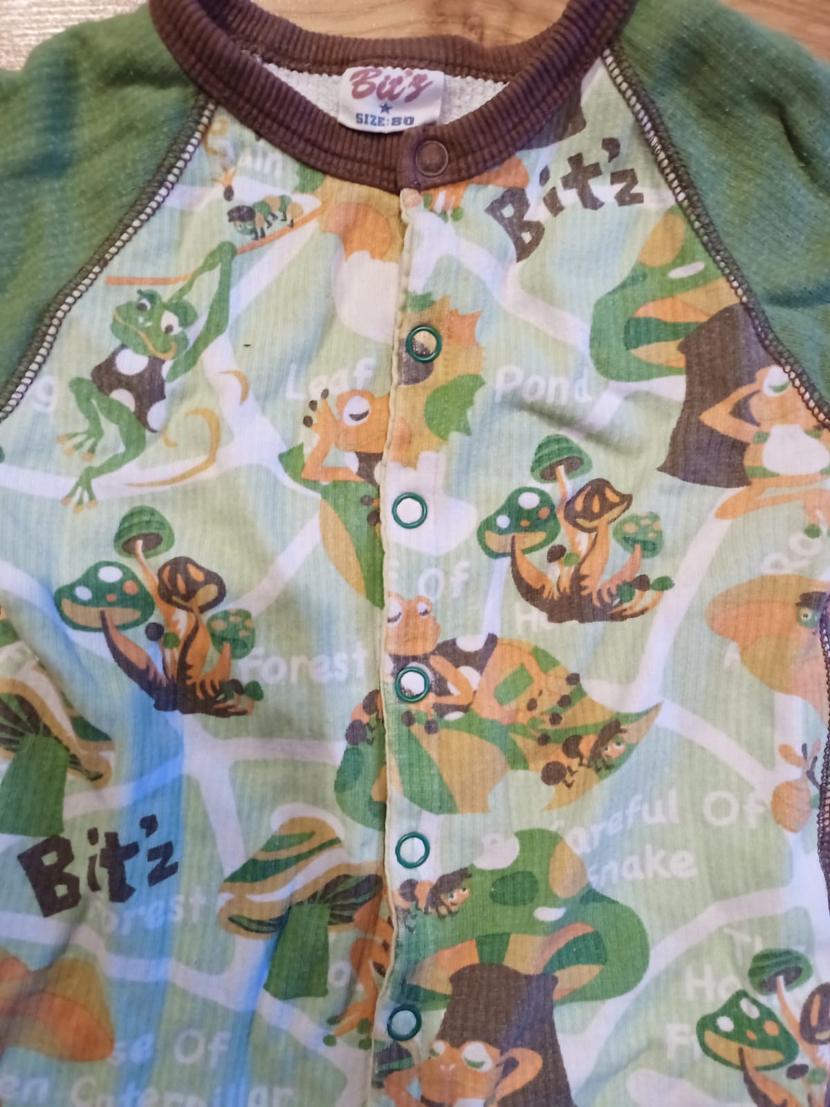 Bit'z Brand Onesie Babygrow Size 12 months