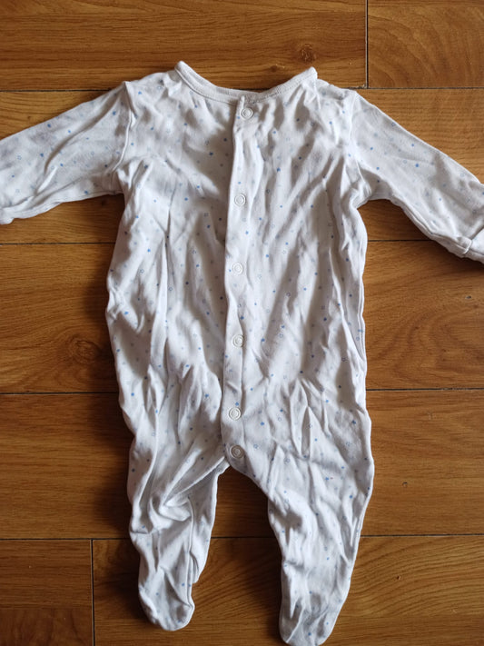 Next Babygrow Sleepsuit Age 0-3 Months