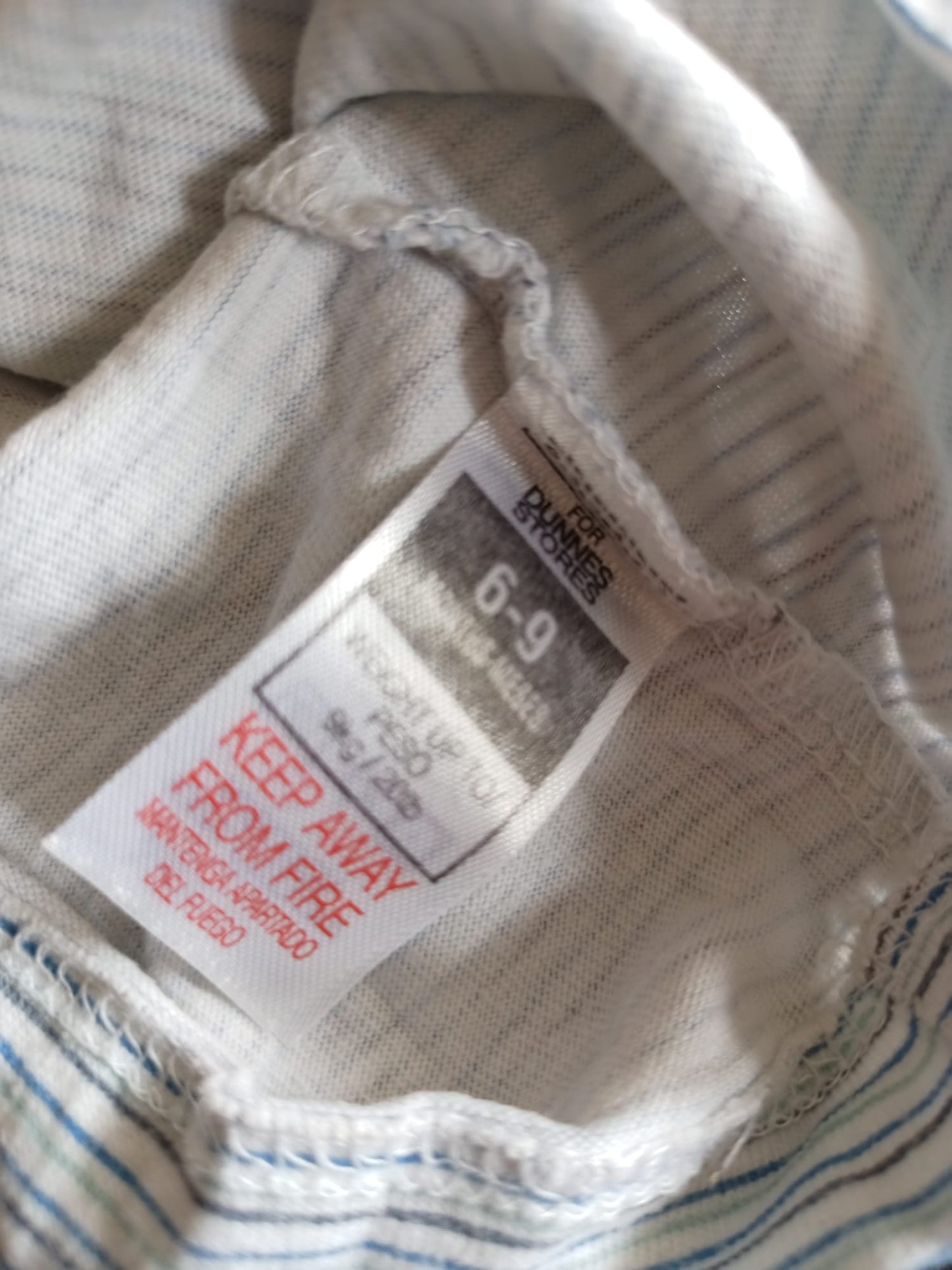 Dunnes T-Shirt Age 6-9 Months