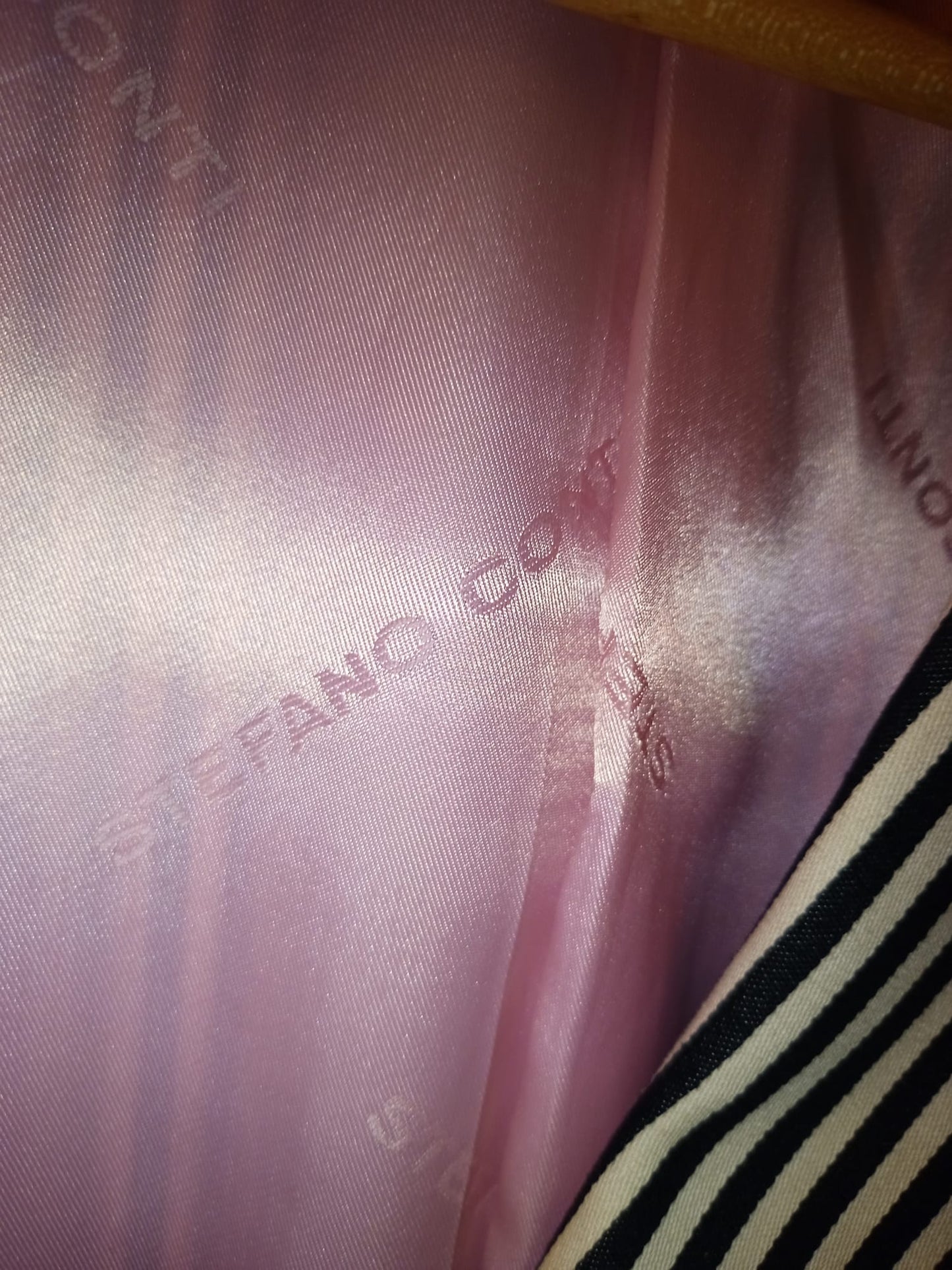 Vintage Designer Stefano Conti Striped Blazer Size 40