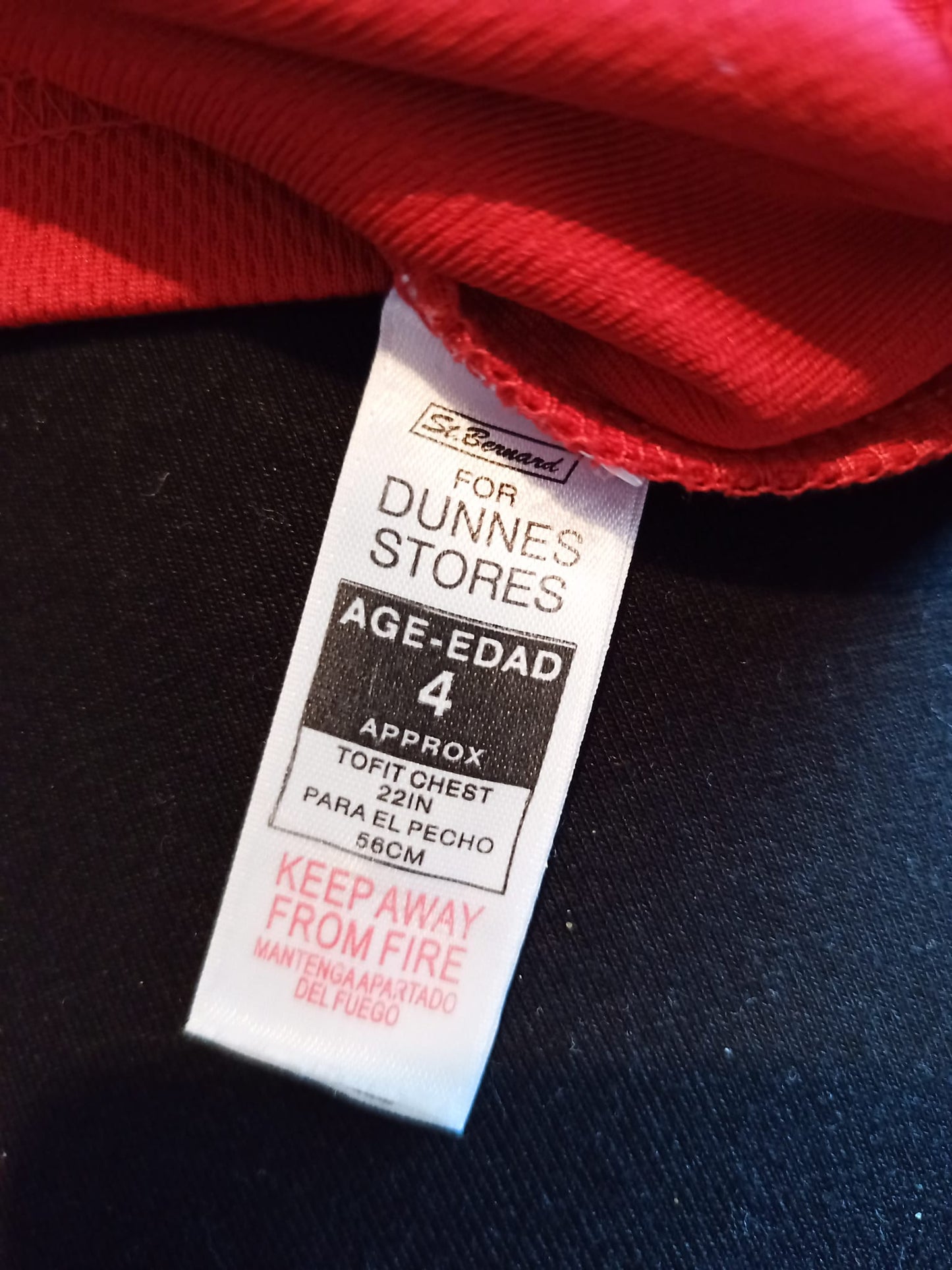 Spain Espana T-shirt Dunnes Age 4