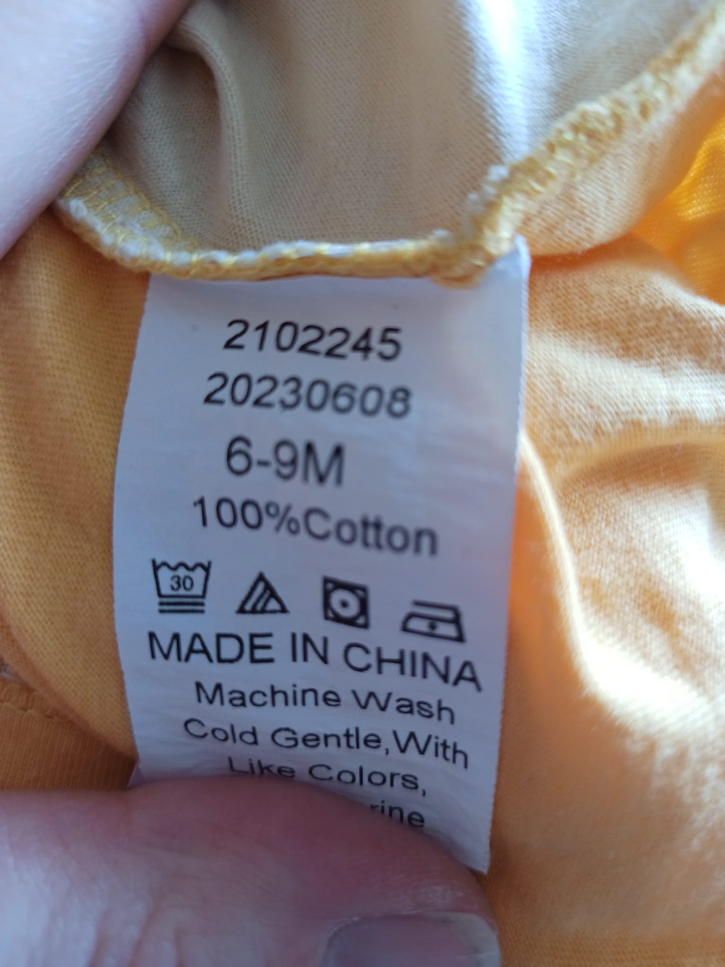 All in one Summer Romper Age 6-9 months 100% Cotton