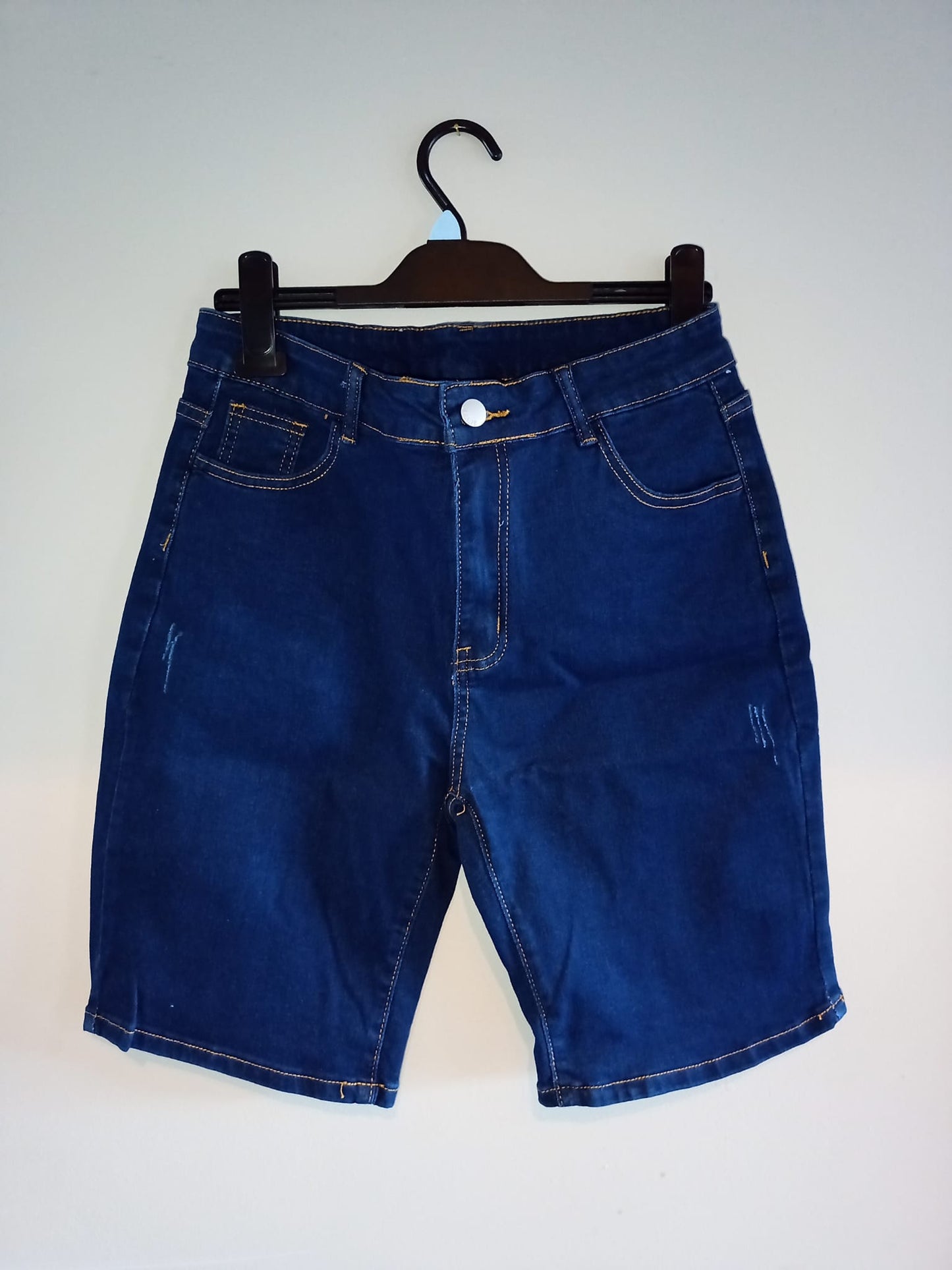 Shein Brand New Navy Blue Denim Shorts Size 12/14