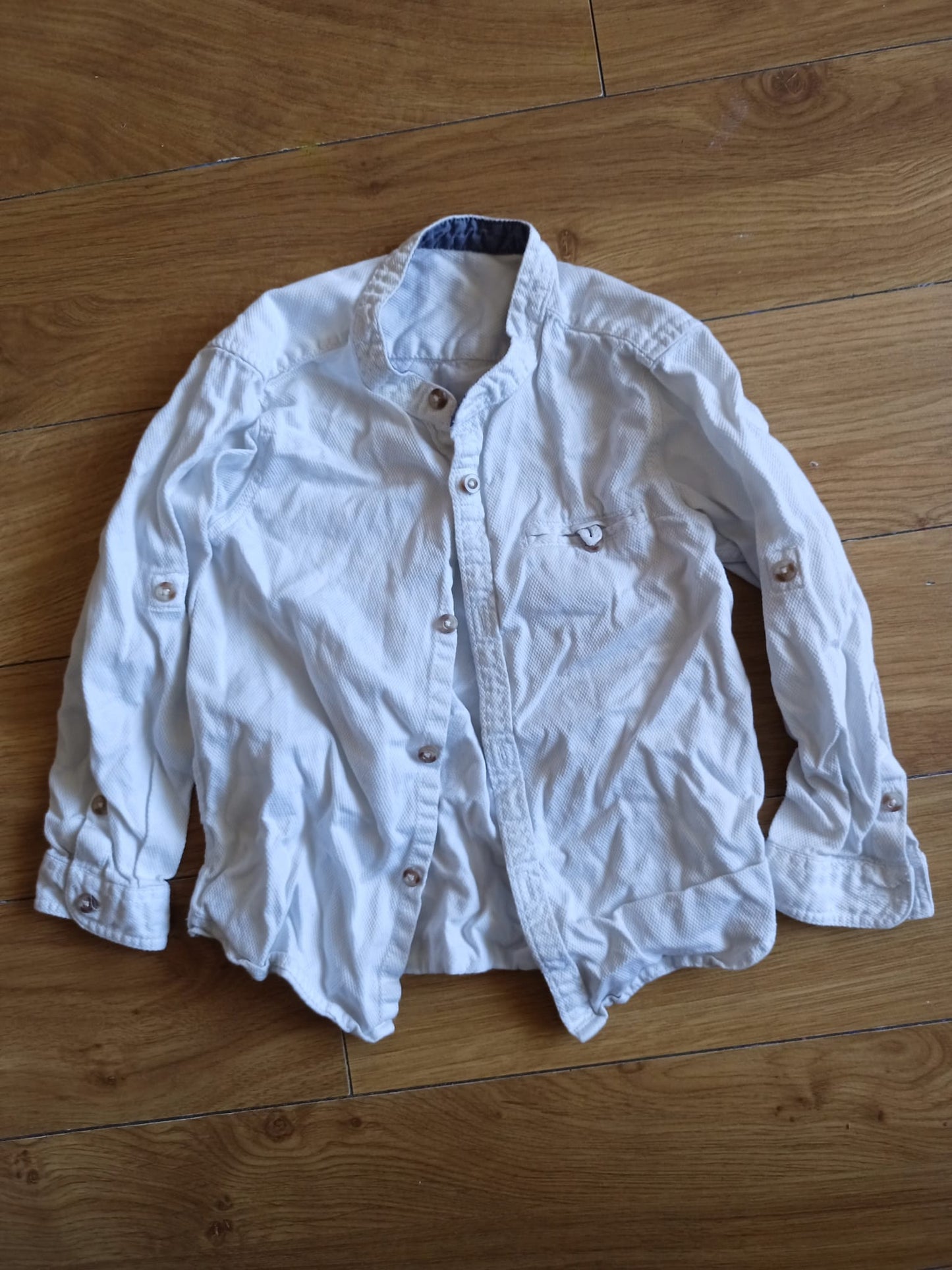 Dunnes White Shirt Age 3-4