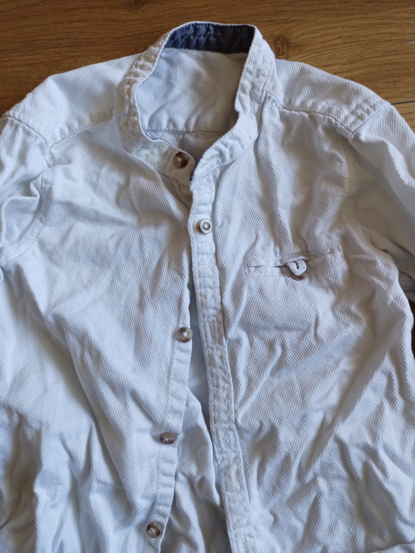 Dunnes White Shirt Age 3-4