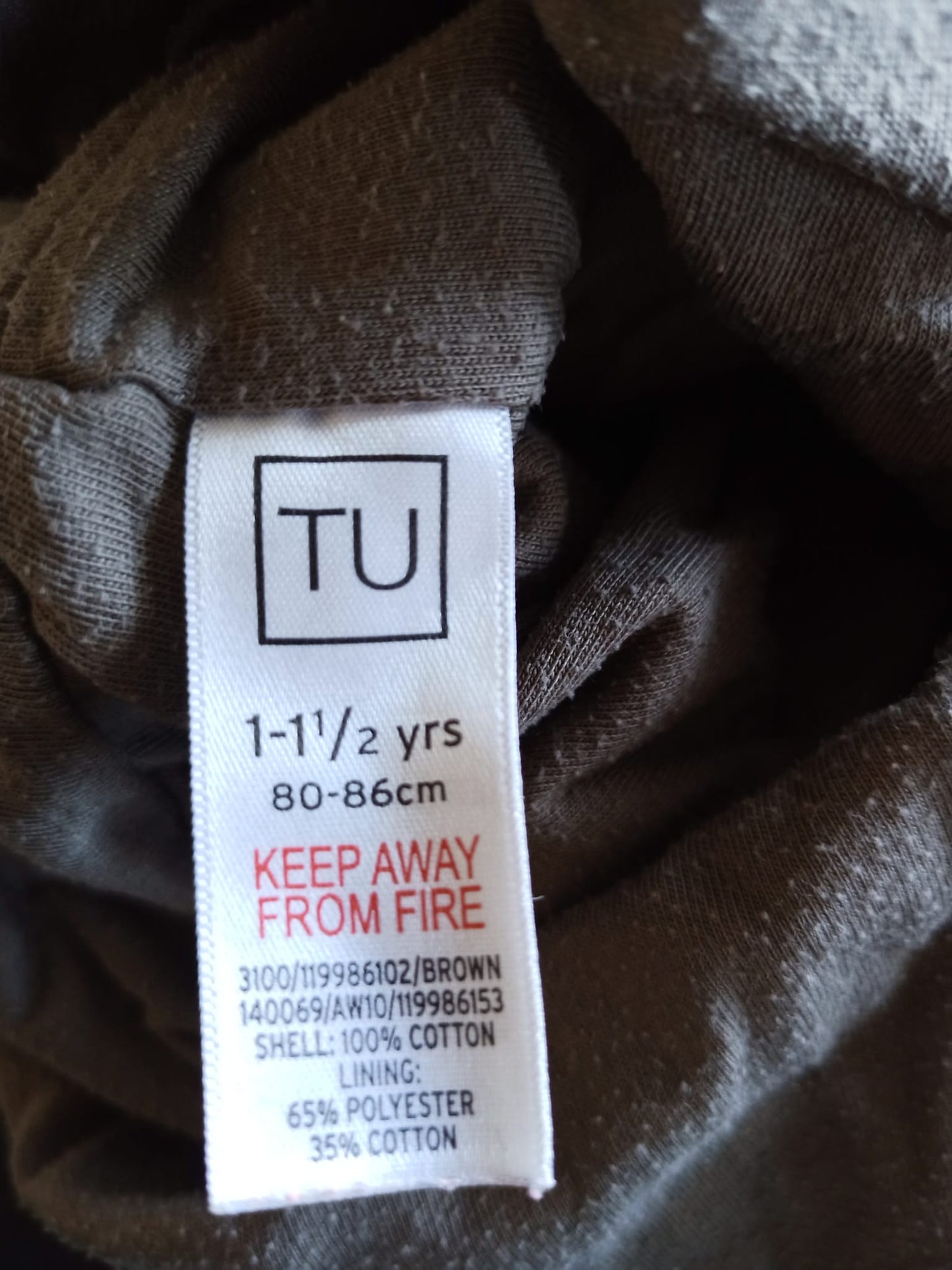 TU Dungarees Age 12-18 months