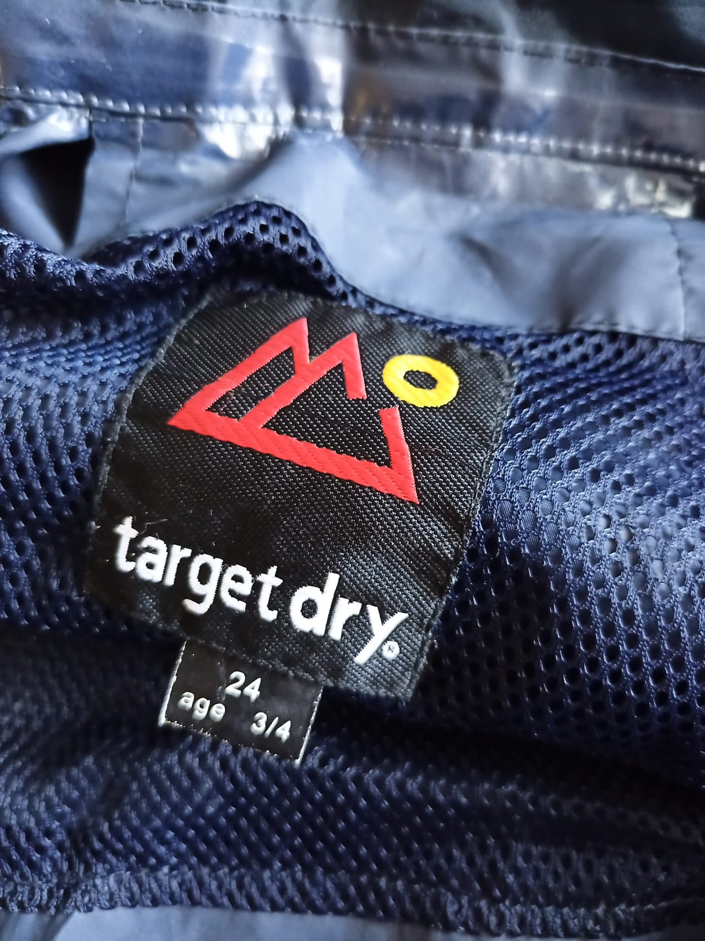 Target Dry Anorak Raincoat with Hood Age 3-4