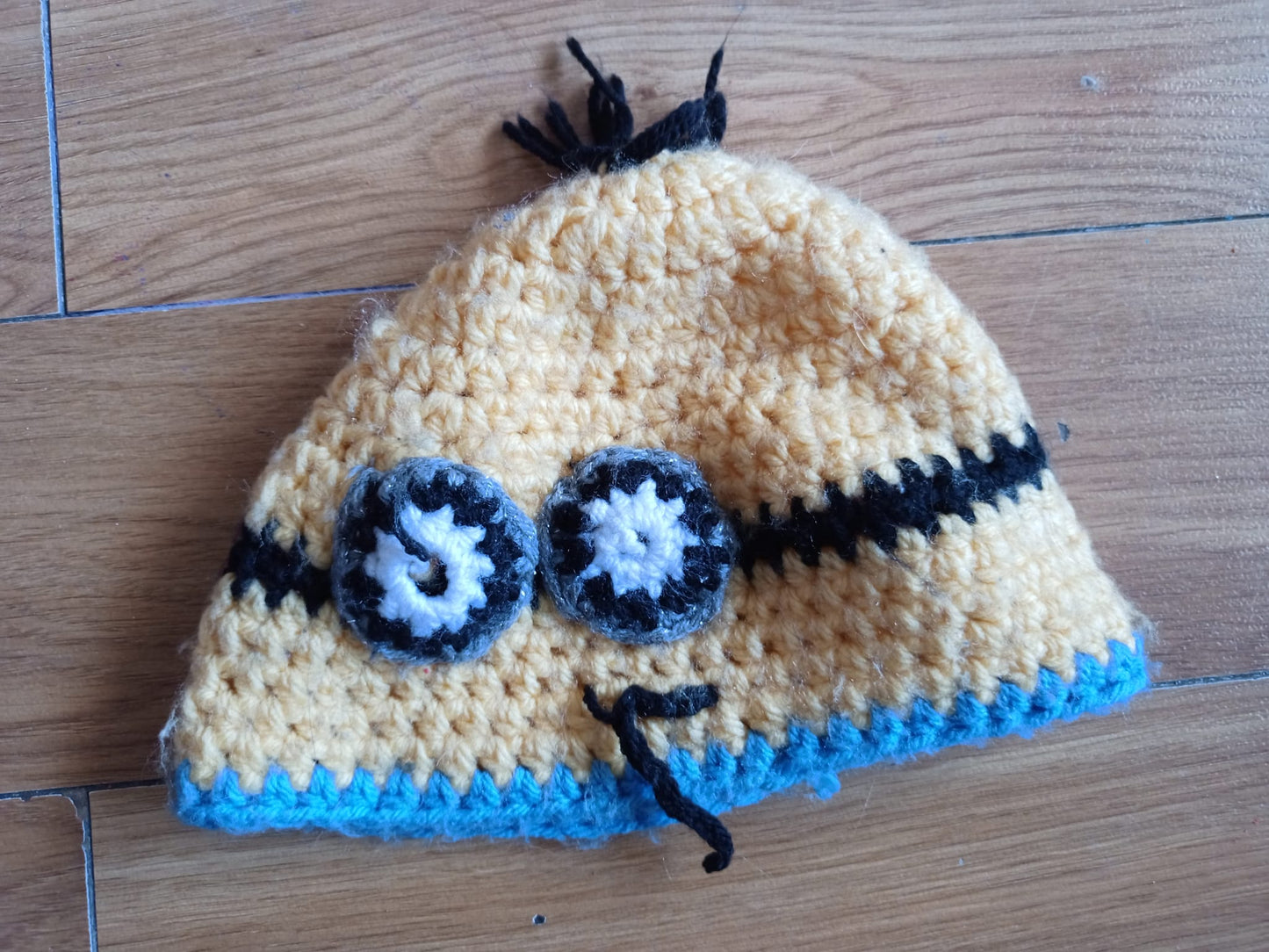 Knitted Minion Child's Hat