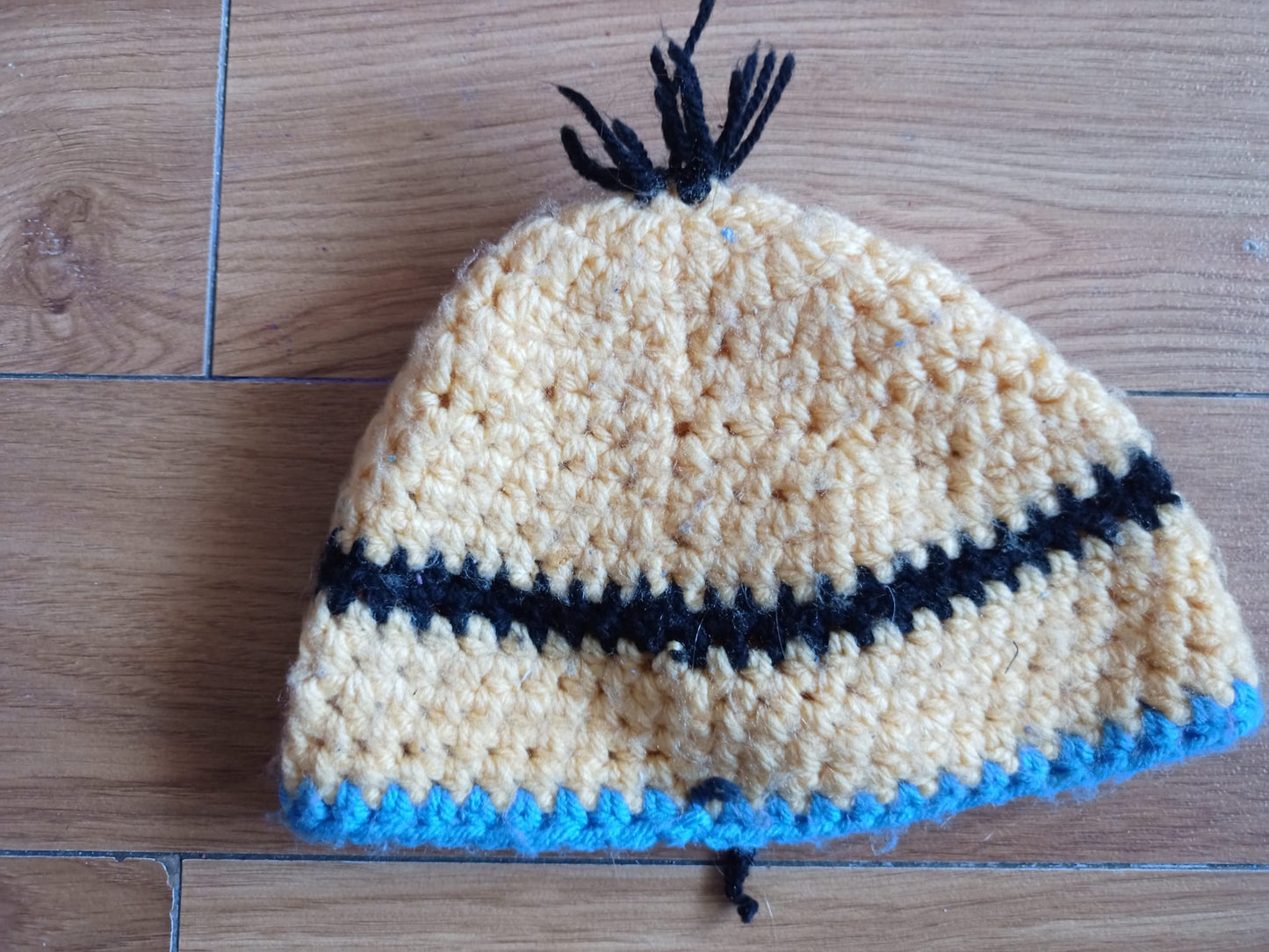 Knitted Minion Child's Hat