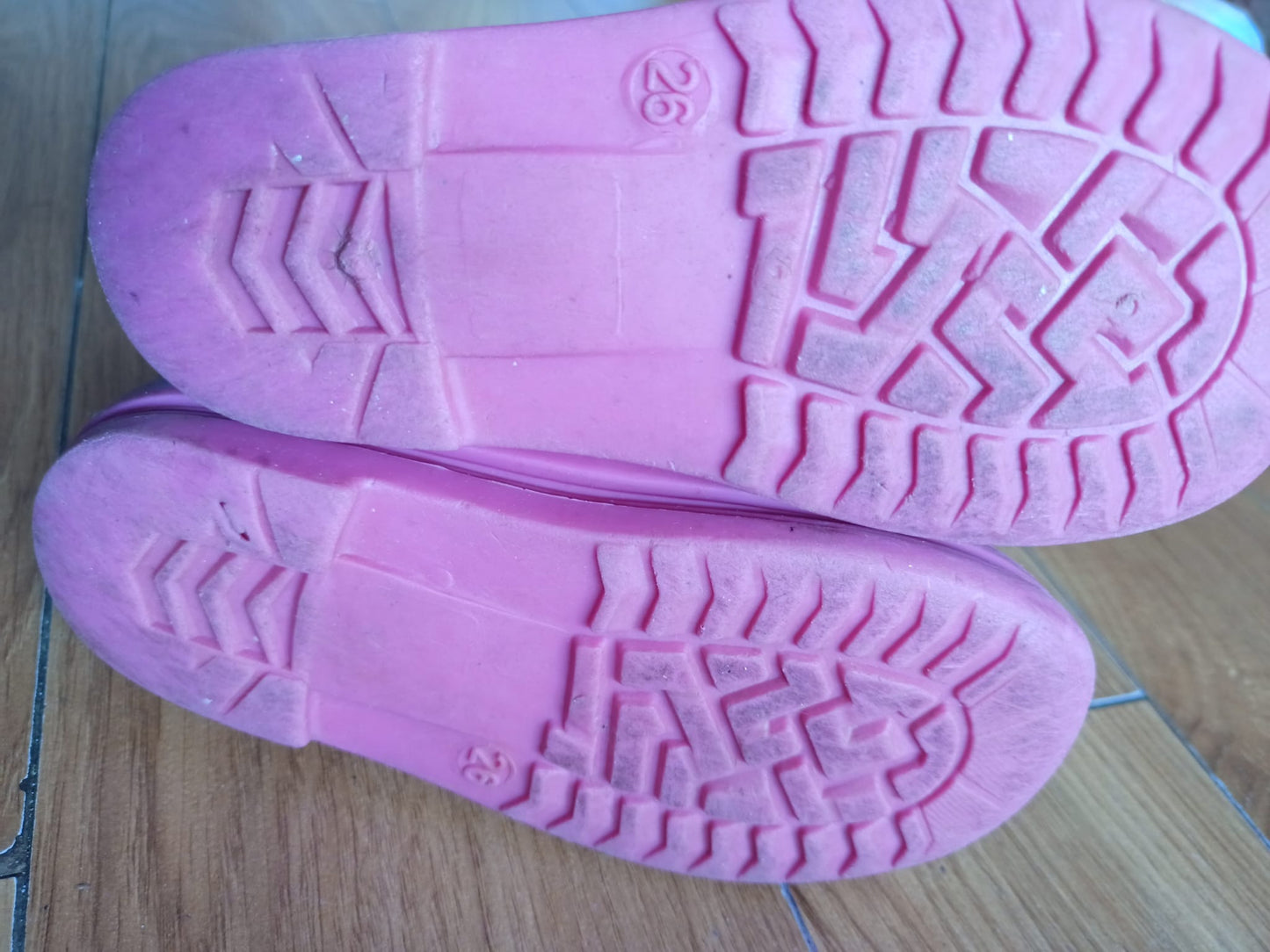 Pink Wellies Size 26/8.5