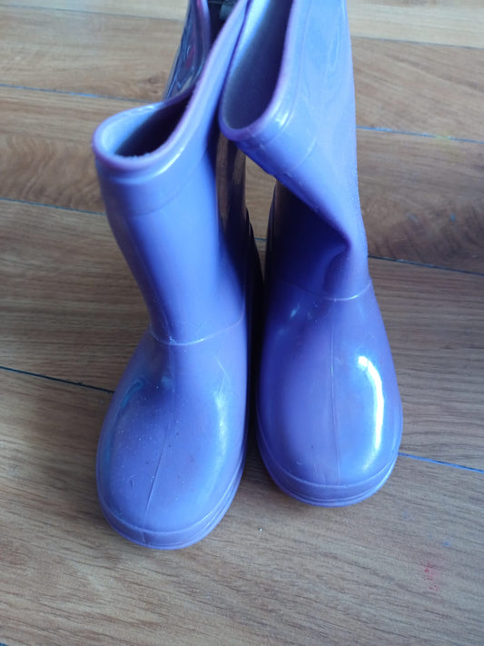 Purple Wellies Size 24/7