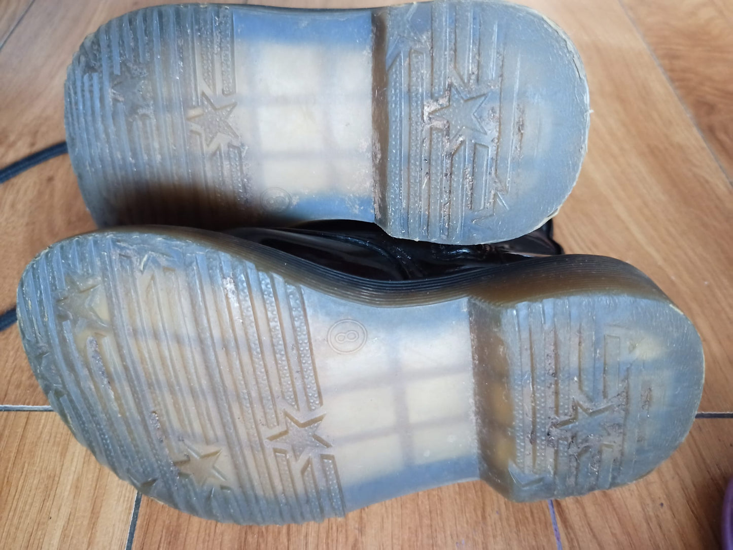 Kids Black Boots Size 8