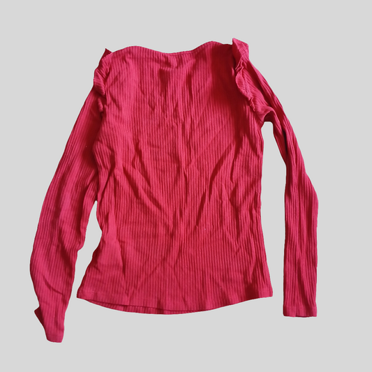 H&M Red Long-Sleeved T-Shirt Age 8-10