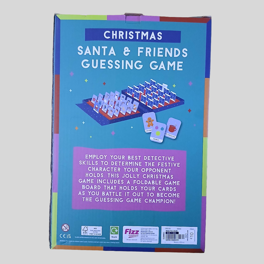 Christmas Santa & Friends Guessing Game