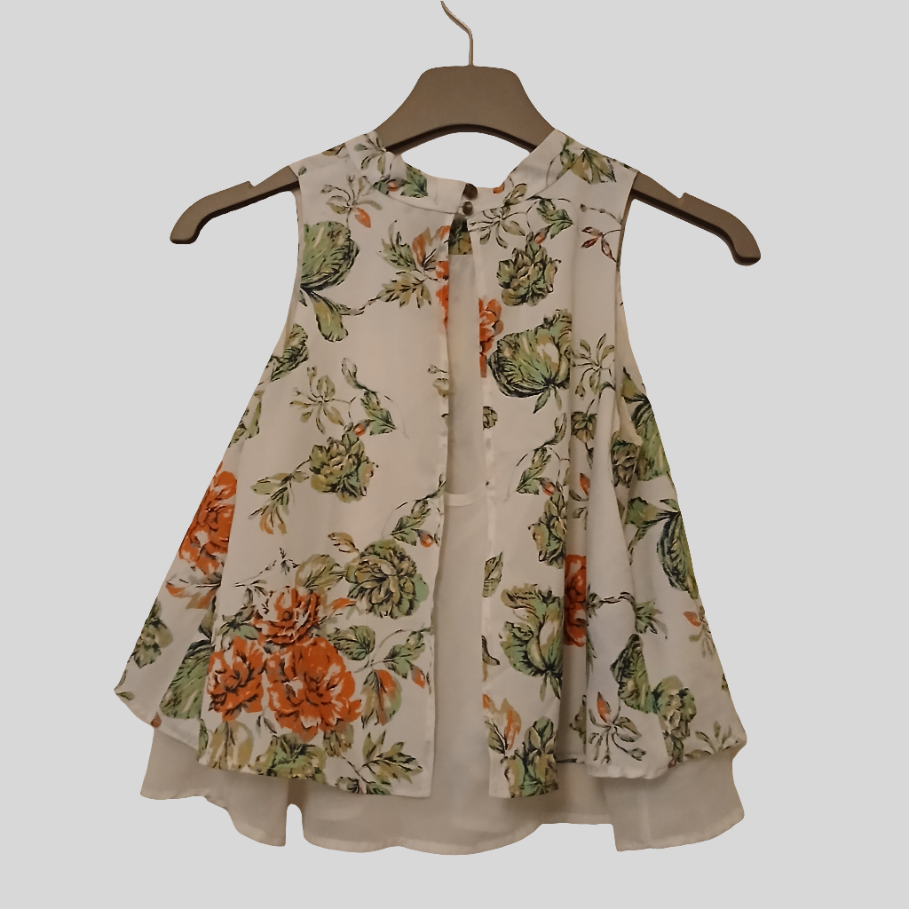 Forever 18 Floral Top Approx Size M