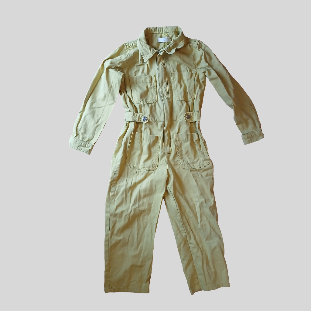 Leigh Tucker Willow Yellow Jumpsuit Boilersuit Age 6-7