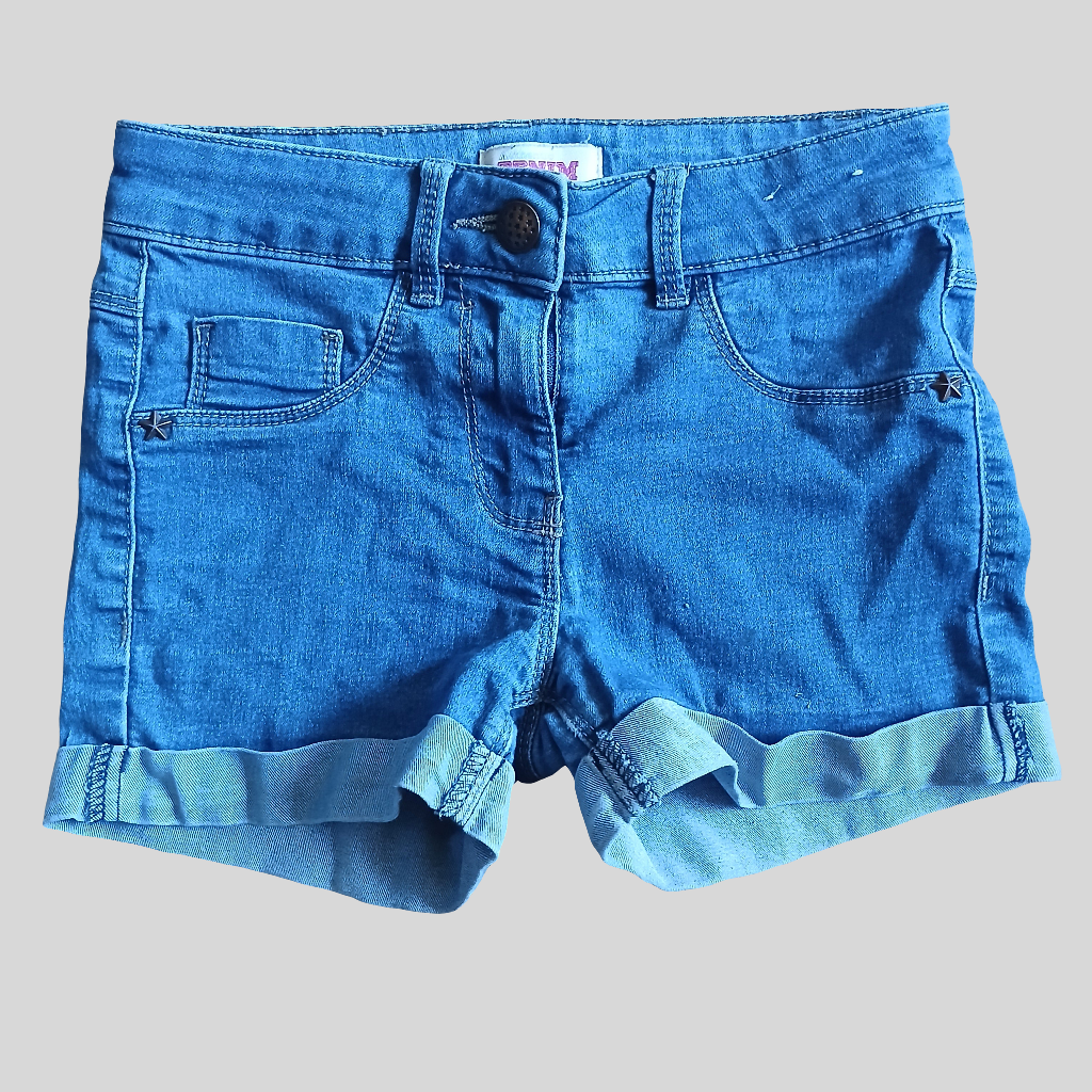 Dunnes Denim Shorts Age 8-9
