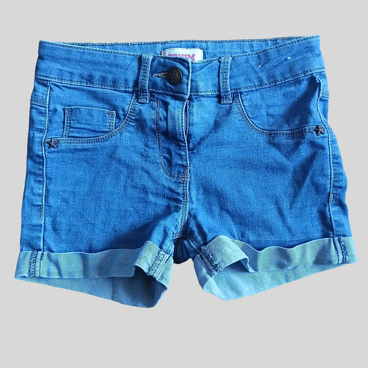 Dunnes Denim Shorts Age 8-9