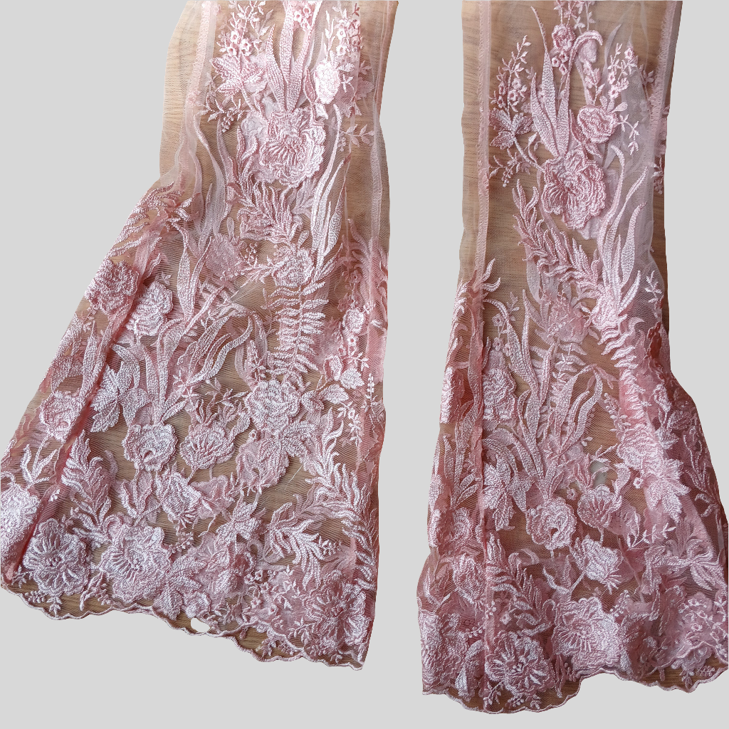 Brand New I Saw It First Pink Sheer Lace Co-Ord Two Piece Suit Size 10