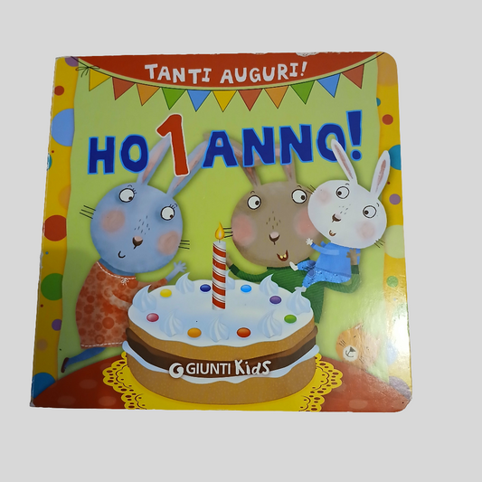 Italian Baby Board Book "Ho 1 Anno!"