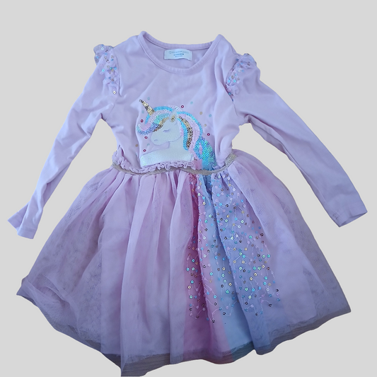 Primark/Penneys Pink Unicorn Dress Age 2-3