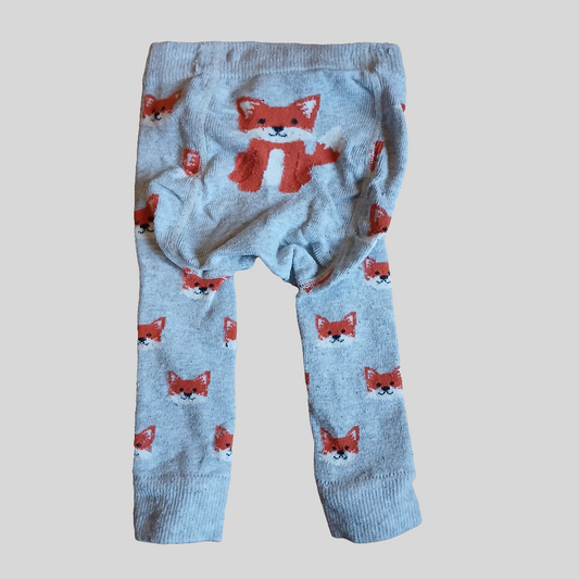 JoJo Maman Bébé Fox Footless Tights Age 0-6 months