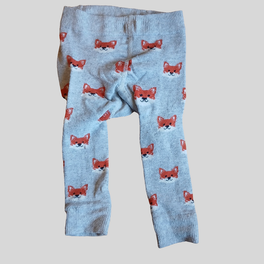 JoJo Maman Bébé Fox Footless Tights Age 0-6 months