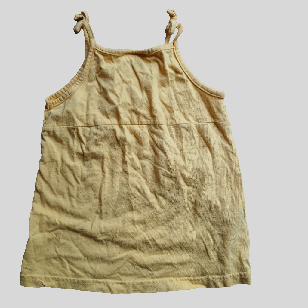 Nattajack Yellow Vest Top Age 12-18 months