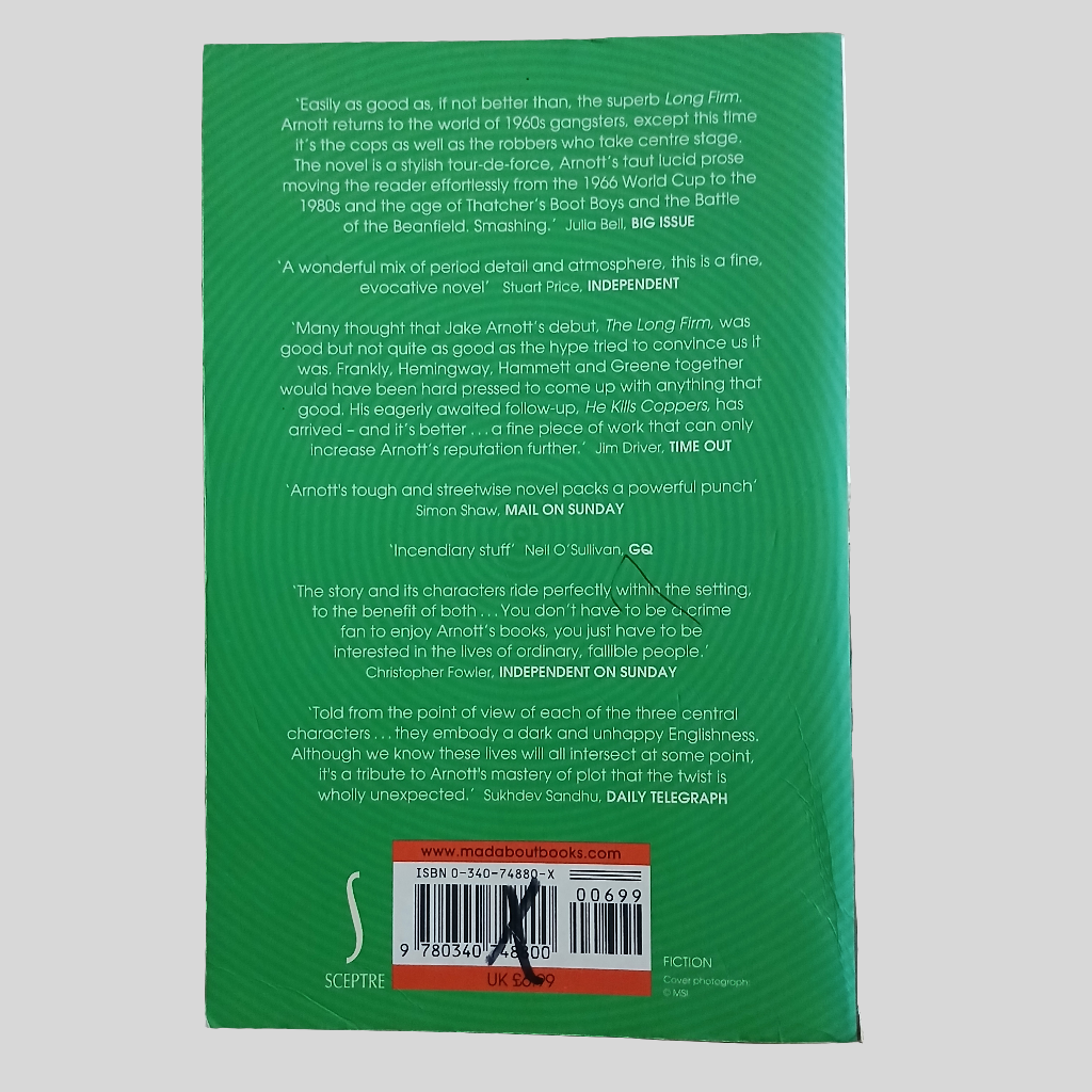 He Kills Coppers by Jake Arnott