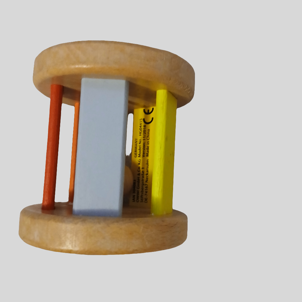 Wooden Animal Rattle Toy