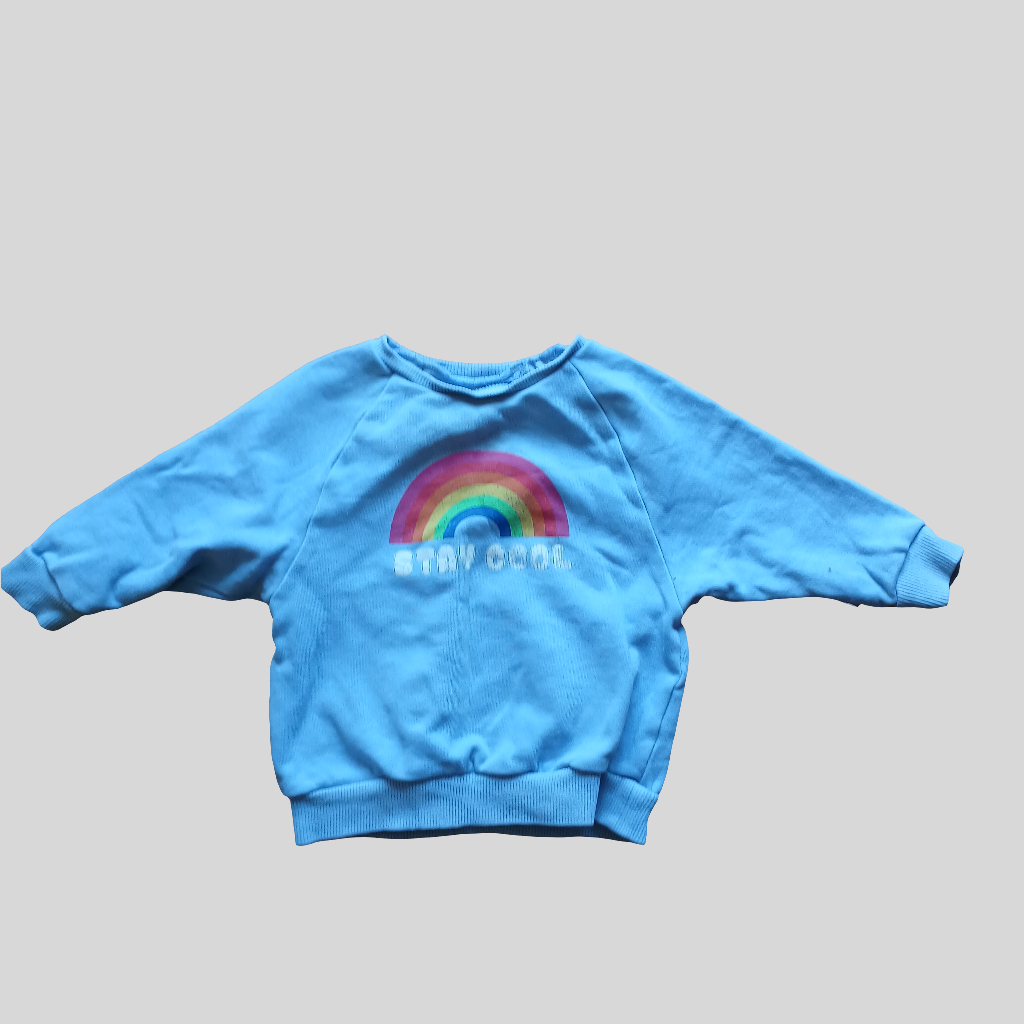Next Blue Rainbow Jumper Age 12-18 months