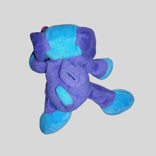 Purple and Blue Soft Dog Toy