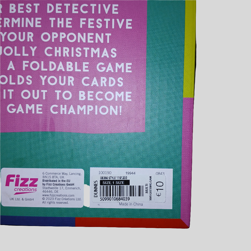 Christmas Santa & Friends Guessing Game