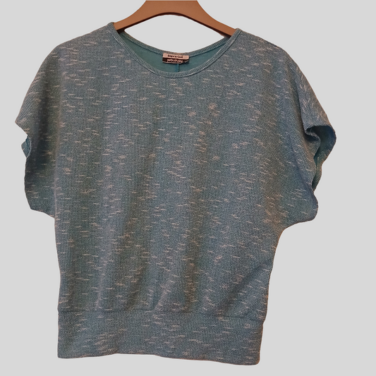 Impresion Turquoise Batwing Top Approx Size M