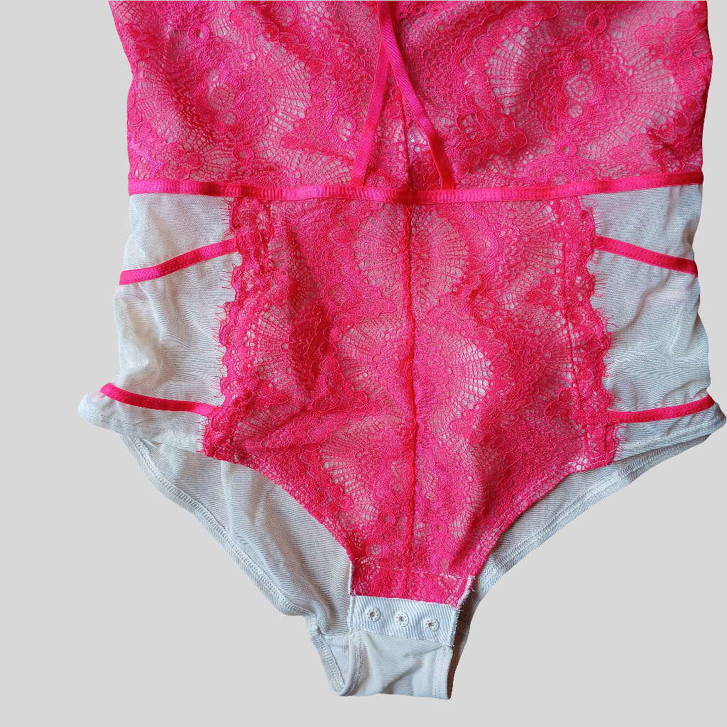 Secret Possessions Pink Bodysuit Size M