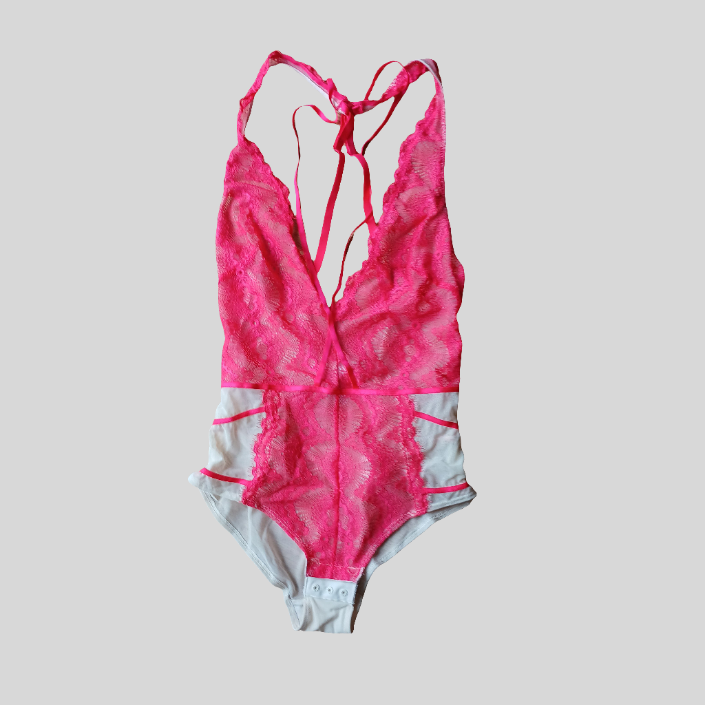 Secret Possessions Pink Bodysuit Size M