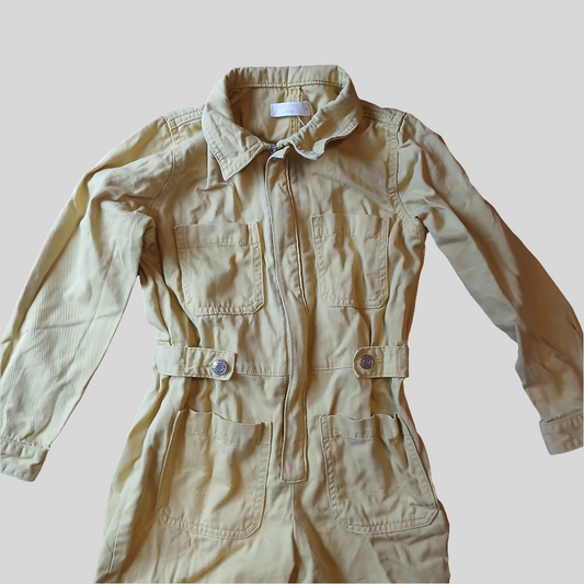 Leigh Tucker Willow Yellow Jumpsuit Boilersuit Age 6-7