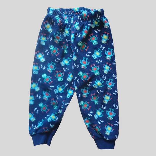 Early Days Robot Fleece Pyjama Bottoms Age 12-18 months