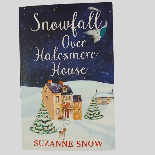 Snowfall Over Halesmere House by Suzanne Snow