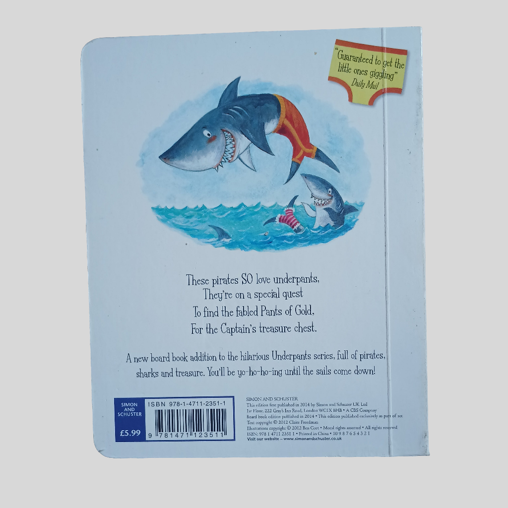 Pirates Love Underpants Board Book