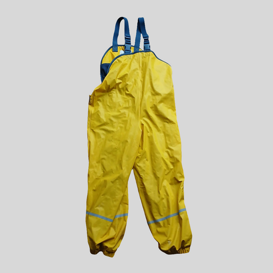Playshoes Yellow Rainsuit Overalls Age 7-8