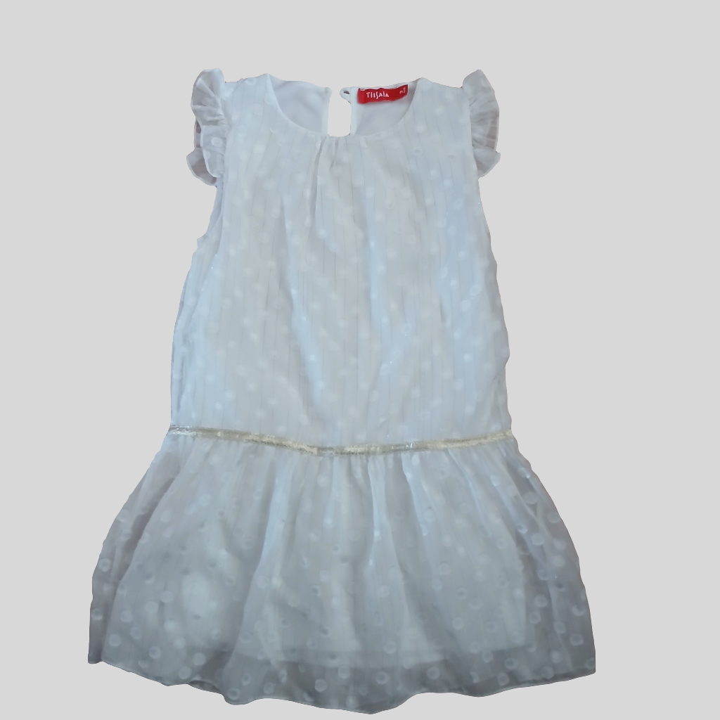 Tissaia White Dress Age 3