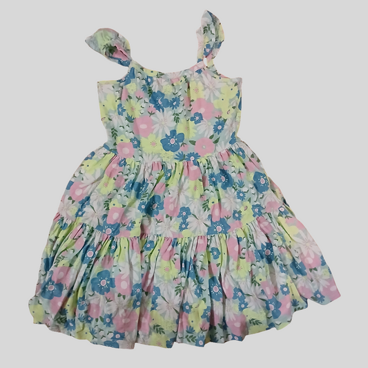Dunnes Floral Dress Age 4-5