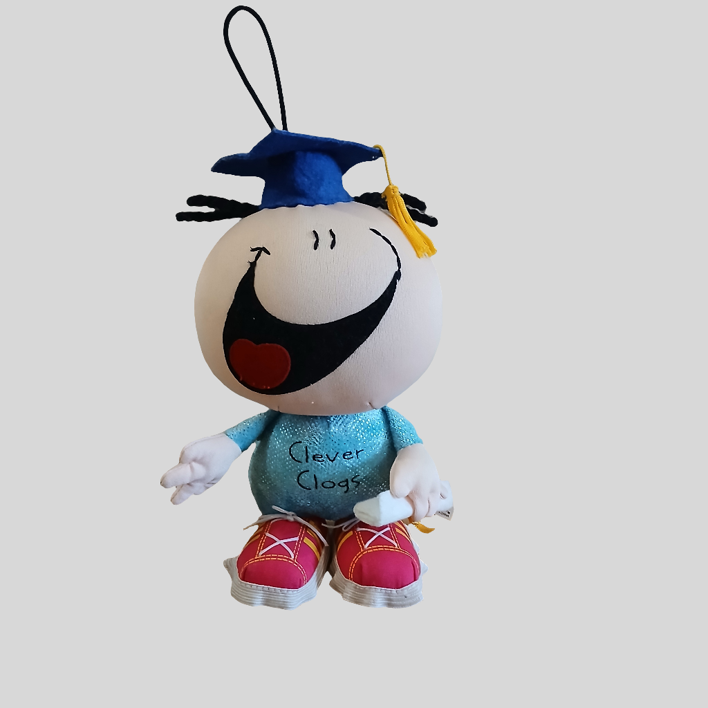 Bubblegum Clever Clogs Hanging Soft Toy