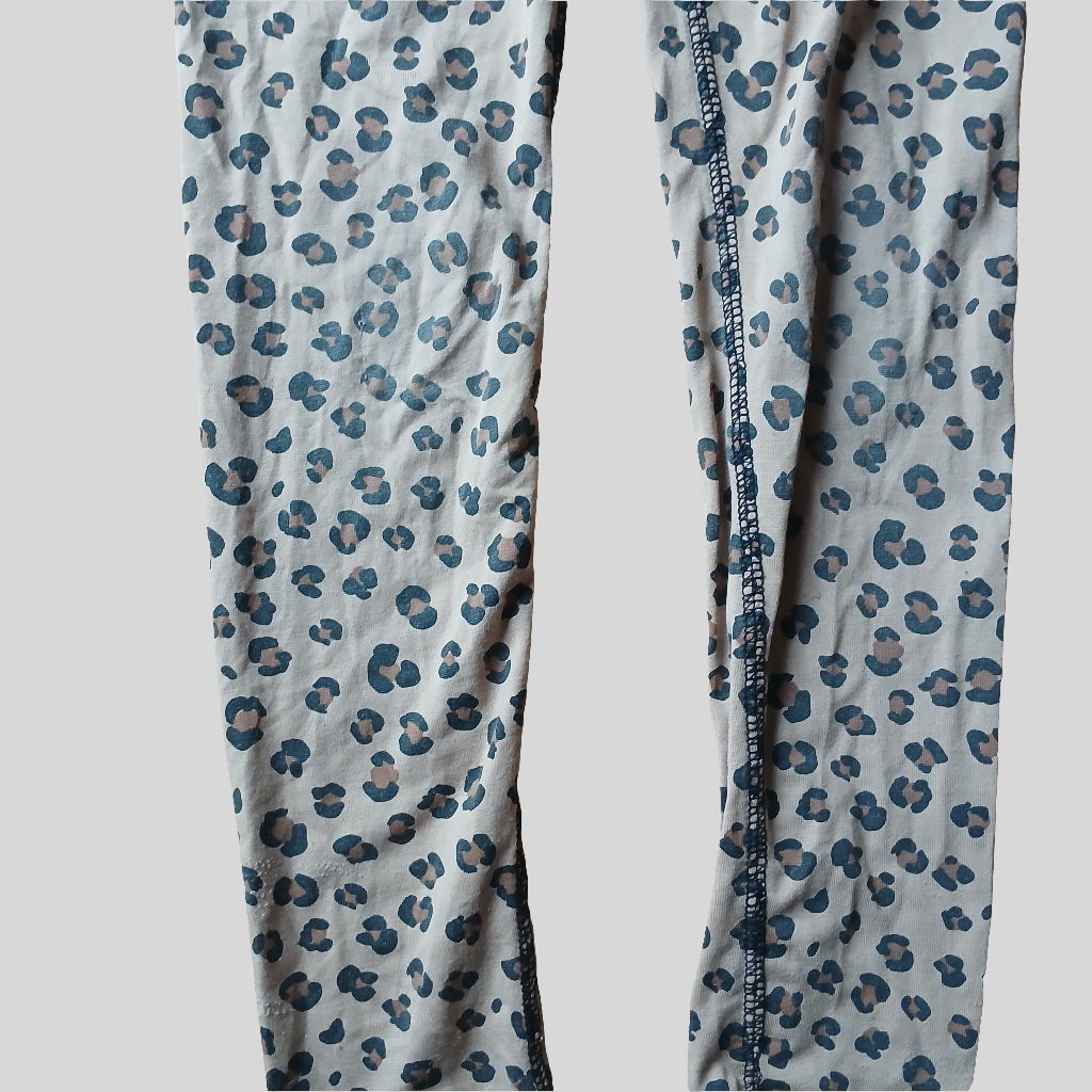 H&M Leopard Print Leggings Age 6-8