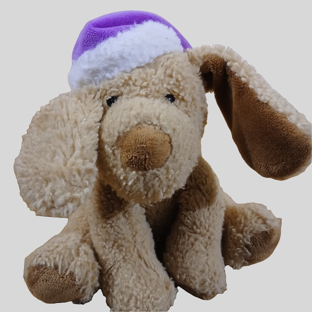 Tesco Christmas Dog Soft Toy