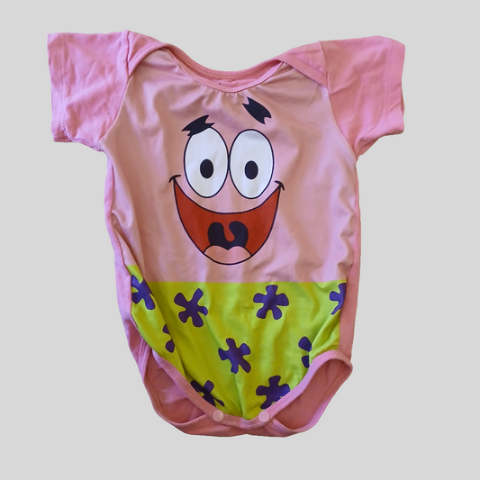 Patrick from Spongebob Bodysuit Age 9-12 months